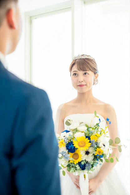 ウェディングティアラ キュービックジルコニア (BC-T7)｜ブライダルアクセサリー【結婚式　アクセサリー　ティアラ　ヘッドドレス　ヘアアクセサリー】