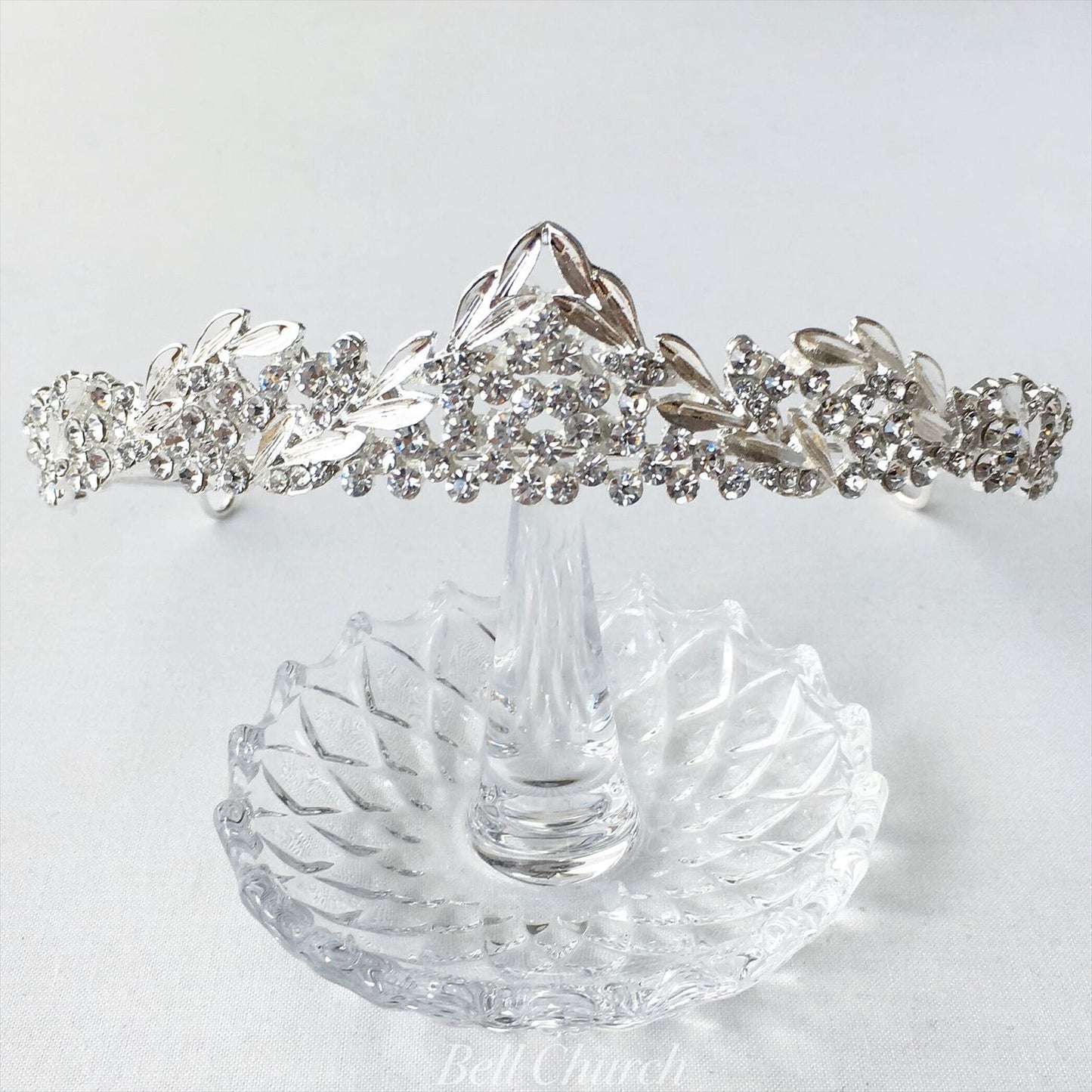 ウェディングティアラ キュービックジルコニア (BC-T7)｜ブライダルアクセサリー【結婚式　アクセサリー　ティアラ　ヘッドドレス　ヘアアクセサリー】