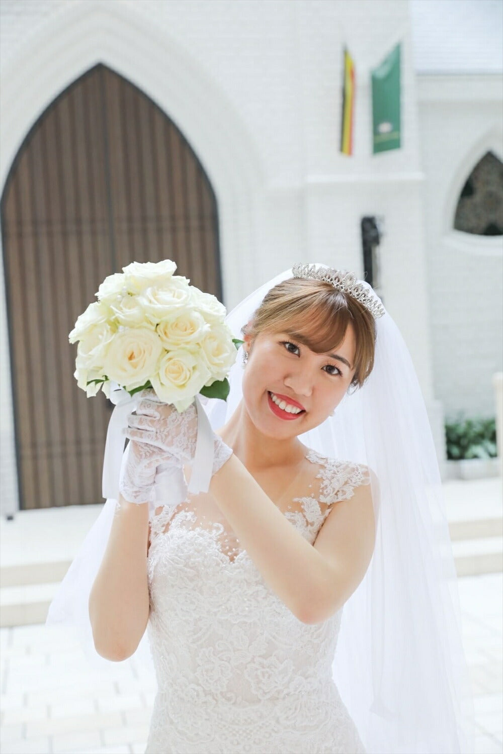 ウェディングティアラ クリスタル キュービックジルコニア  (BC-T8)｜ブライダルアクセサリー【結婚式　アクセサリー　ティアラ　ヘッドドレス　ヘアアクセサリー】