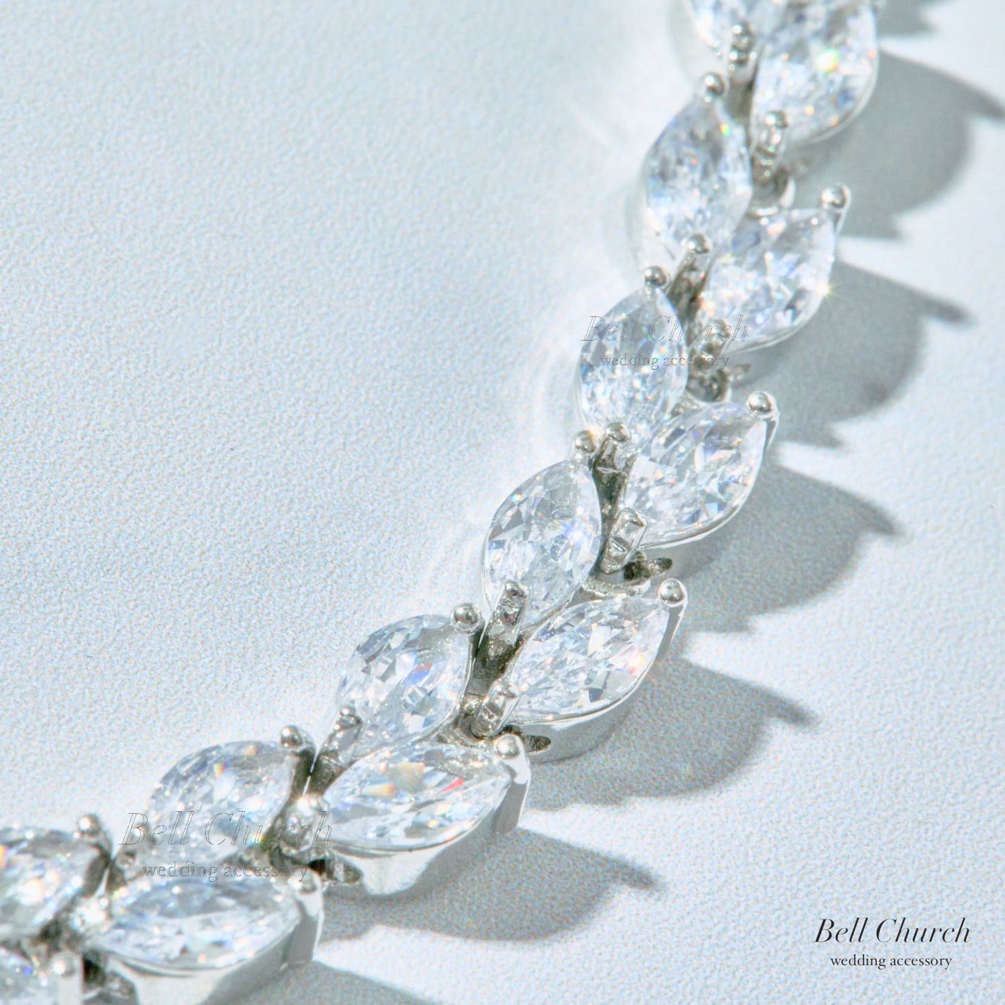 ウェディングブレスレット クリスタル (BC-W3)【結婚式　アクセサリー　ブレスレット】