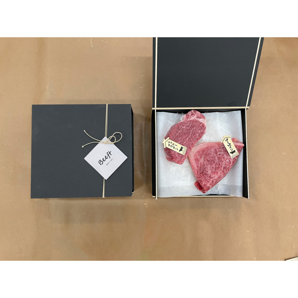 【お肉】A5ランク上州和牛 ヘレ・サーロインステーキセット(約280g) 【結婚式 ギフト 食品 引き菓子】