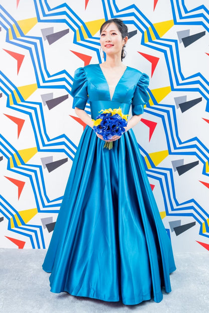 【レンタルブーケ】カラーアネモネ クラッチブーケ 【花嫁 ウェディングブーケ レンタル ウェディングフォト】