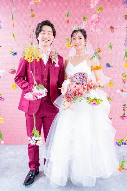 【レンタルブーケ】ガーベラ クラッチブーケ 【花嫁 ウェディングブーケ レンタル ウェディングフォト】