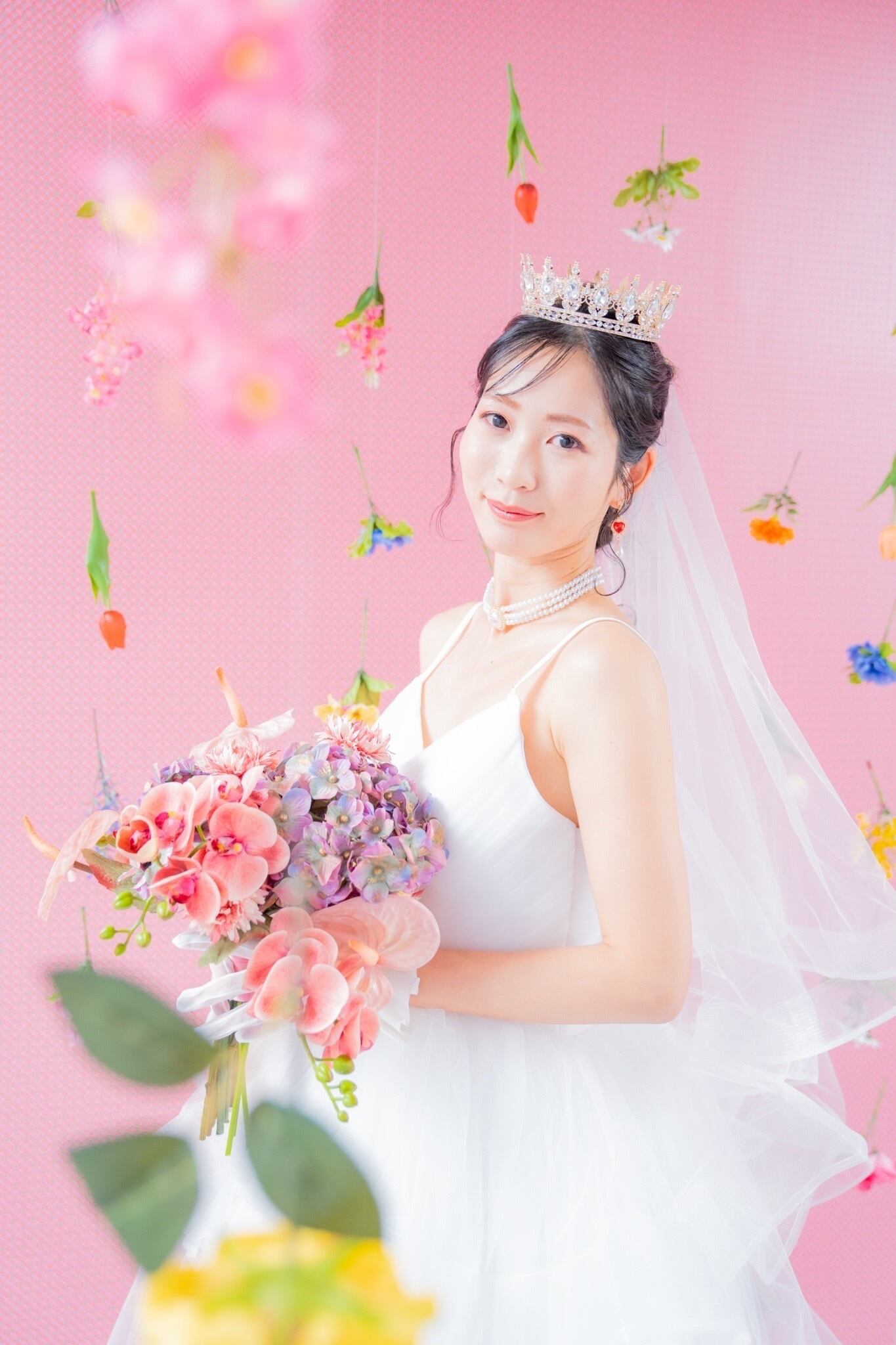 【レンタルブーケ】ガーベラ クラッチブーケ 【花嫁 ウェディングブーケ レンタル ウェディングフォト】