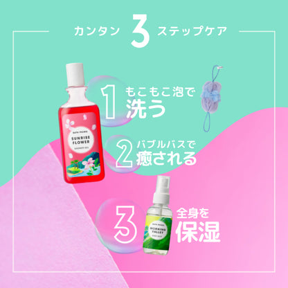 【国内製造】香ってうるおうボディミスト / サンライズフラワー(90mL) 【結婚式 ギフト 美容グッズ】