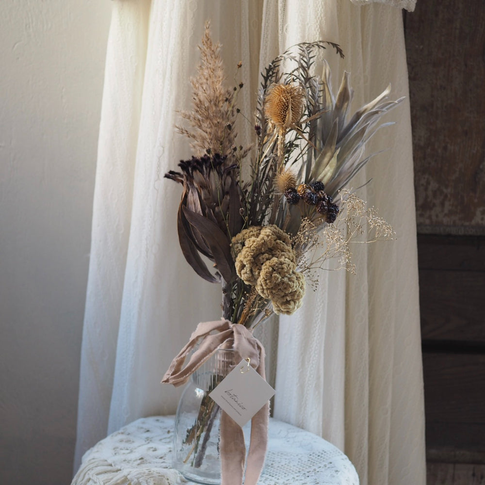 【ドライフラワー】ドライフラワーのブーケ(ワイルドフラワー) 【結婚式 フラワー ドライフラワー ブーケ ブートニア】
