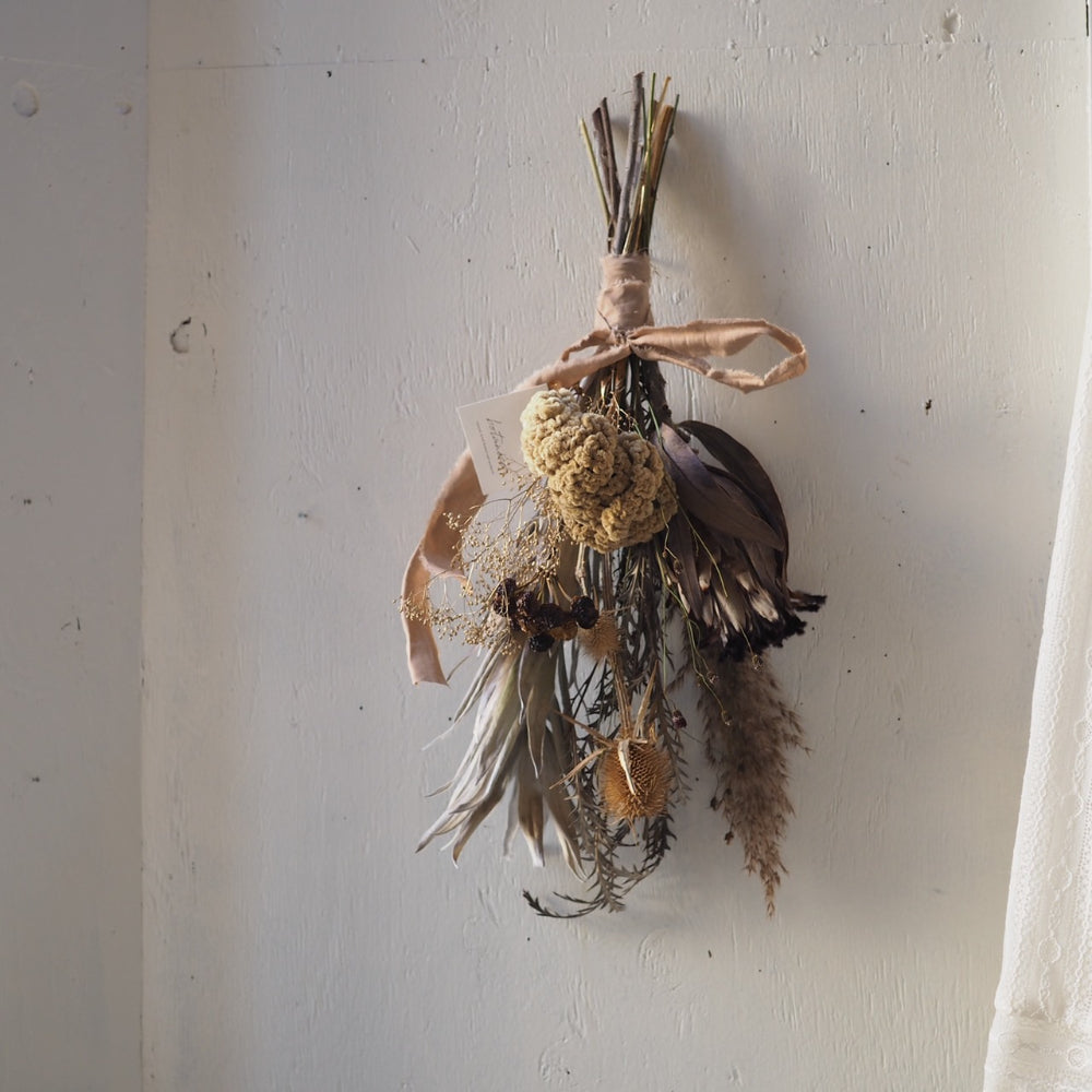 【ドライフラワー】ドライフラワーのブーケ(ワイルドフラワー) 【結婚式 フラワー ドライフラワー ブーケ ブートニア】