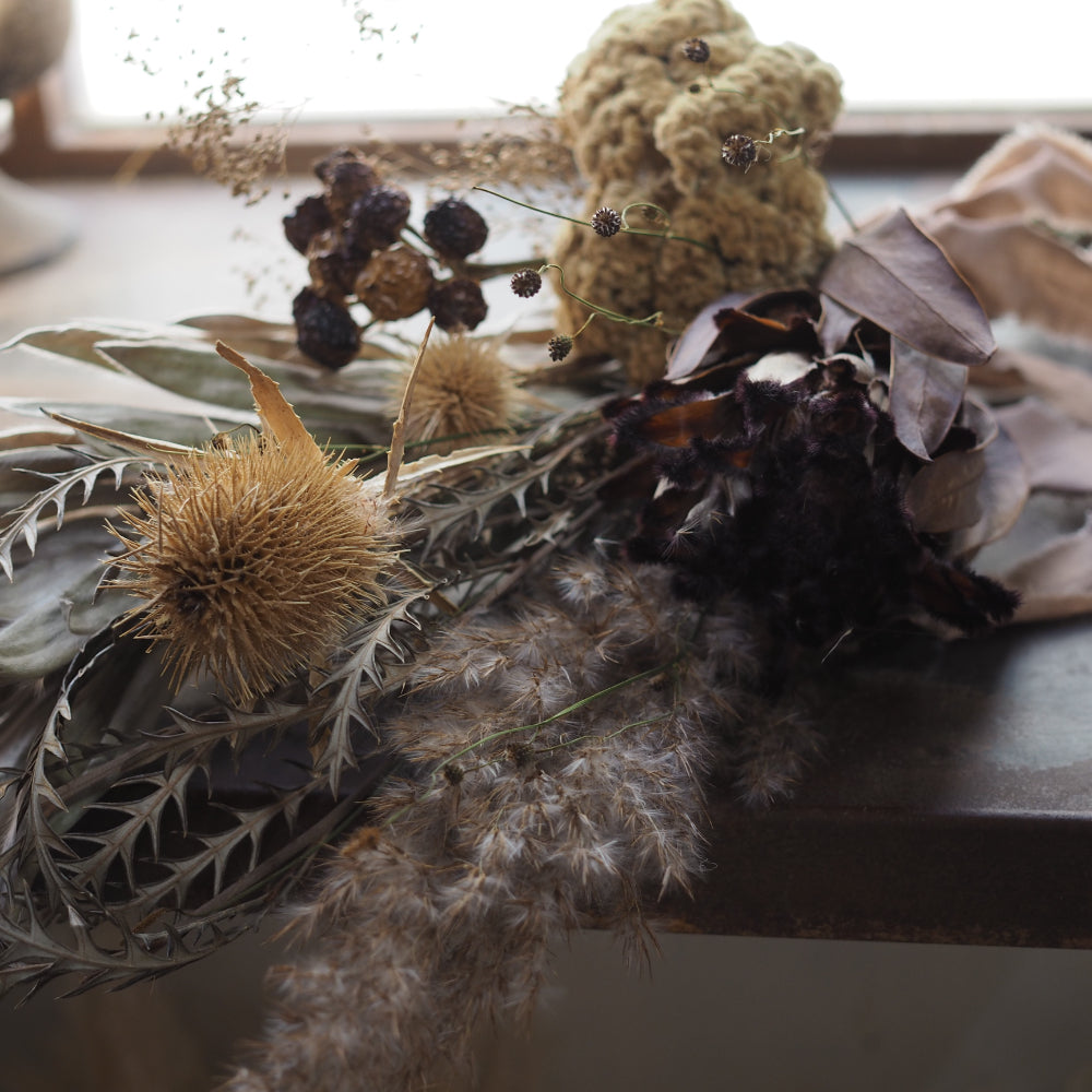 【ドライフラワー】ドライフラワーのブーケ(ワイルドフラワー) 【結婚式 フラワー ドライフラワー ブーケ ブートニア】