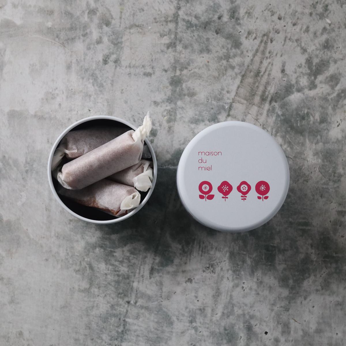 【キャラメル】ミエルのキャラメル缶(4個入)《結婚式 プチギフト》 【結婚式 引き菓子 プチギフト お菓子】