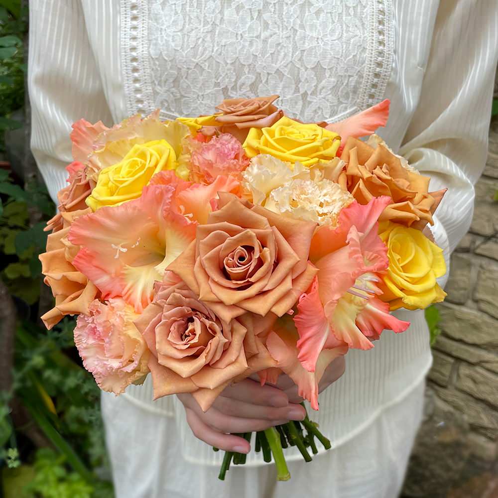 【生花】楽園の果実にやどる永遠の時間(クラッチブーケ) 【結婚式 フラワー 生花 ブーケ ブートニア】