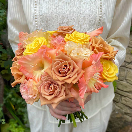 【生花】楽園の果実にやどる永遠の時間(クラッチブーケ) 【結婚式 フラワー 生花 ブーケ ブートニア】