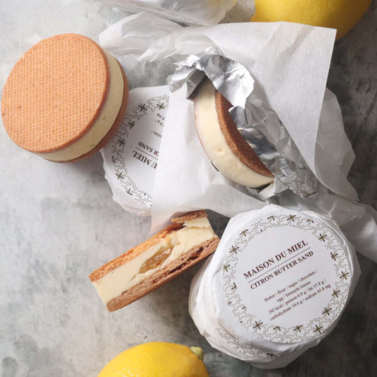 北海道バターと 瀬戸内レモンを使用したシトロンバターサンド(4個入) 【結婚式 ギフト 食品 引き菓子 洋菓子】