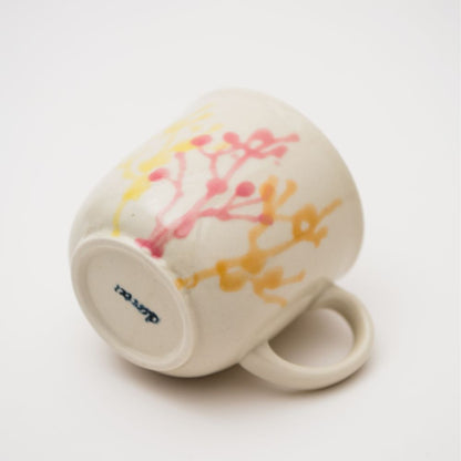 沖縄の海と縁起の良い珊瑚カップペア/純白【結婚式 引き出物・ギフト】