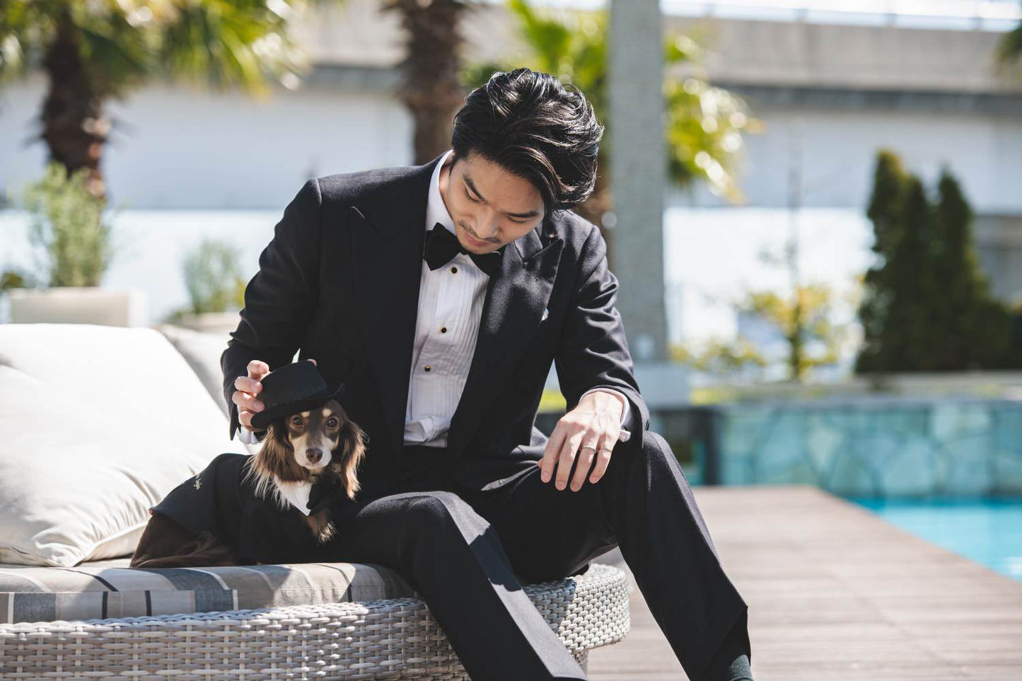 【愛犬用】タキシード 愛犬とお揃い 結婚式 【結婚式 タキシード オーダーメイド】