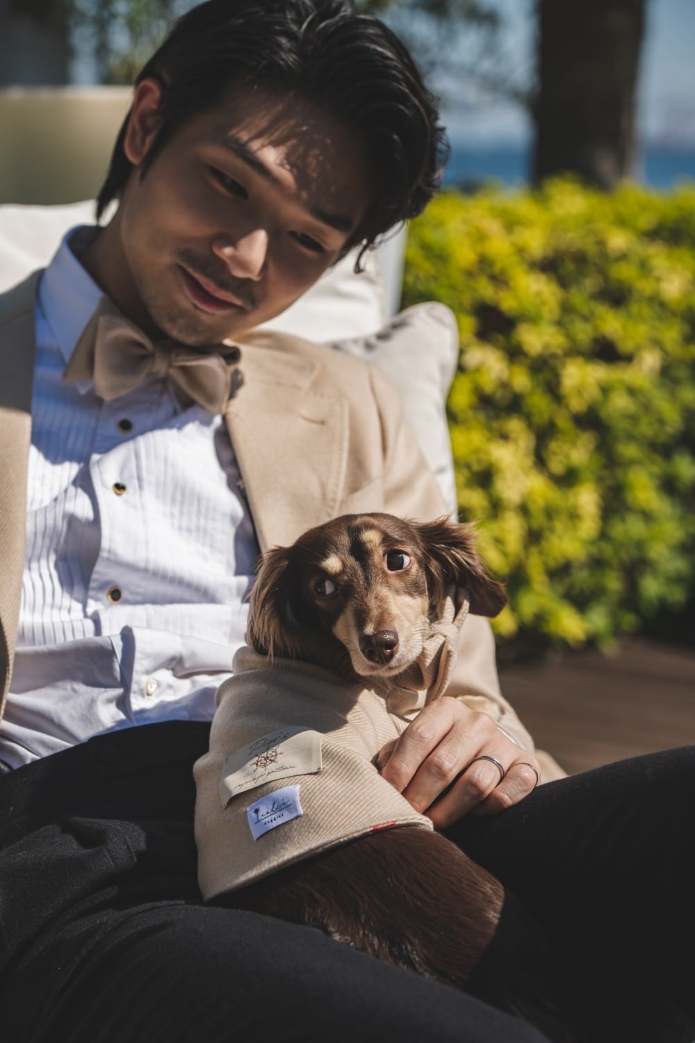 ドッグス タキシード/愛犬とお揃い【結婚式 犬 タキシード】 【結婚式　タキシード　オーダーメイド】