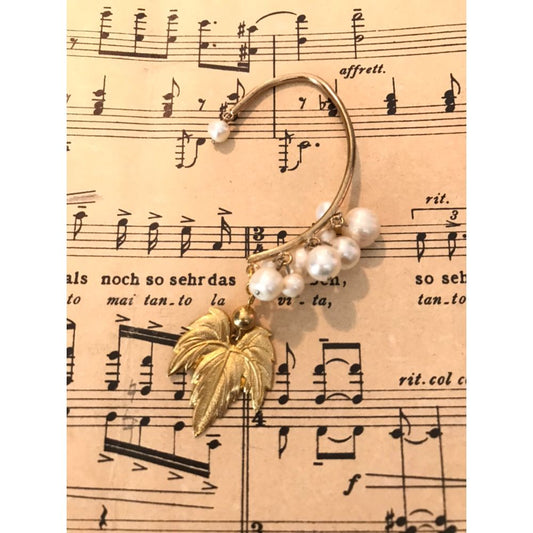 じゃらじゃら淡水パールのイヤーフック 【結婚式 ピアス イヤリング】