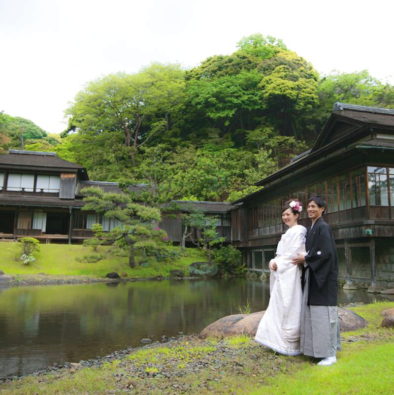 【前撮り】神奈川県　和装フォトプラン　【三渓園】　【結婚式　写真　フォト　撮影】