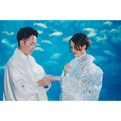 新江ノ島水族館フォトウェディング【結婚式　写真　フォトウェディング】