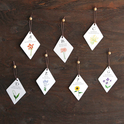 【エスコートカード】ブリューテ (タグ型)【結婚式 ペーパー 席札】