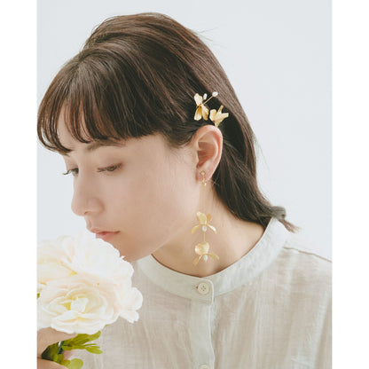 matt gold pin 5本set 【結婚式　ヘアアクセサリー】