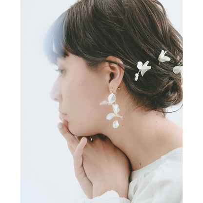 matt silver pin 5本set 【結婚式　ヘアアクセサリー】