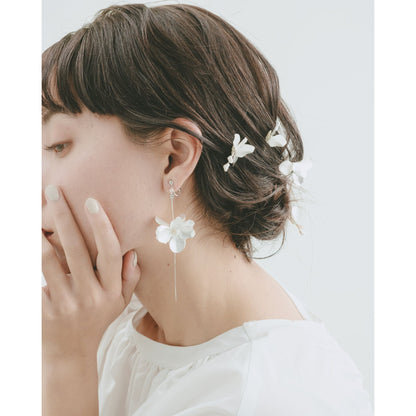 matt silver pin 5本set 【結婚式　ヘアアクセサリー】