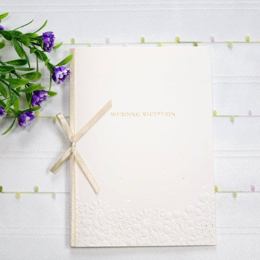 席順表 (印刷込み) フローラ 結婚式 席順表【結婚式 ペーパー 席次表】