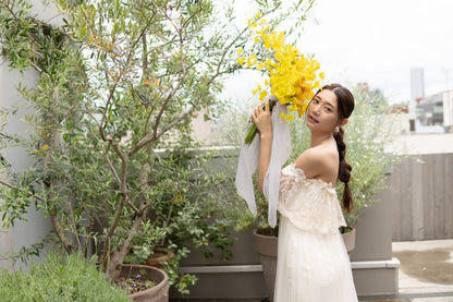 【造花】-Illuminating Ultimate Gray- イルミネイティング アルティメット グレー 【結婚式 フラワー 造花 ブーケ ブートニア】