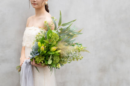 【造花】-Urban Green-  アーバングリーン　【結婚式　フラワー　造花　ブーケ　ブートニア】