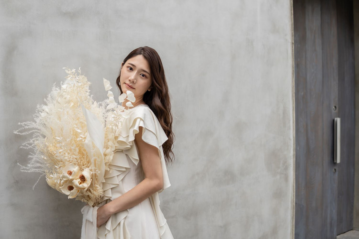 【造花】-Vintage White- ビンテージホワイト ドライフラワー 【結婚式 フラワー 造花 ブーケ ブートニア】