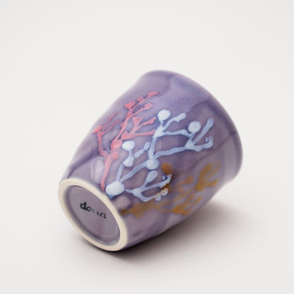 沖縄の海と縁起の良い珊瑚タンブラーペア/紅掛空色【結婚式 引き出物・ギフト】