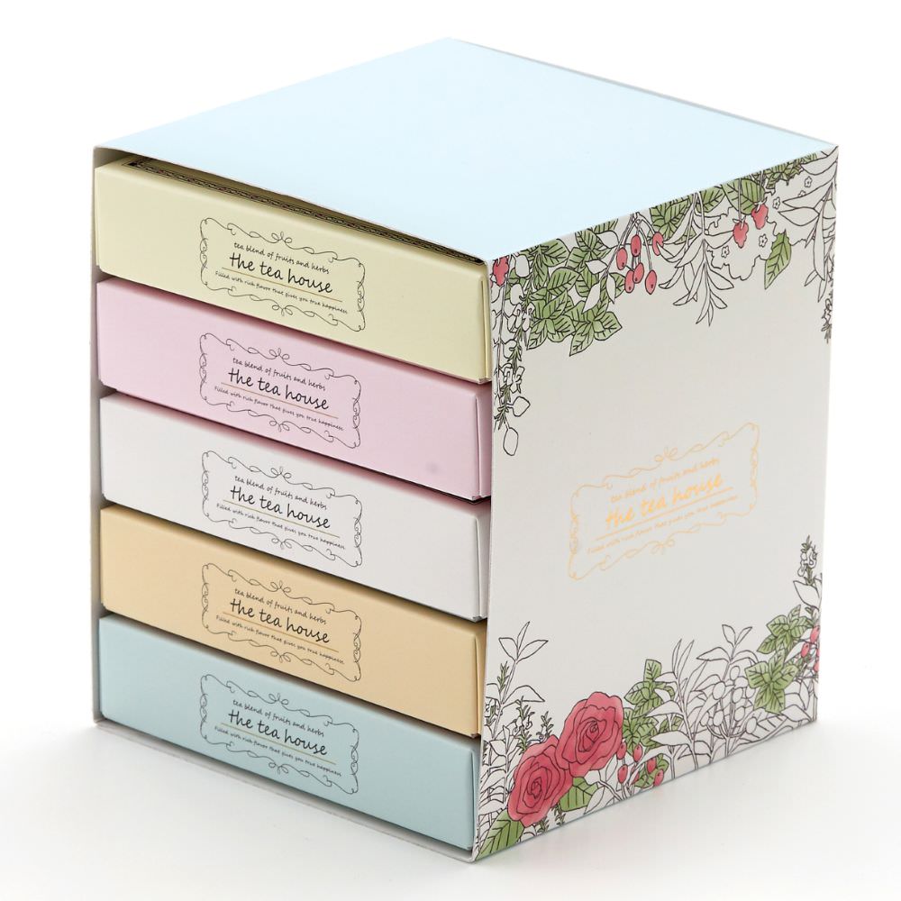 ハーブティーギフト 【ティーパックギフト】 5種ギフトBOX 【結婚式 ギフト 食品 引き菓子】
