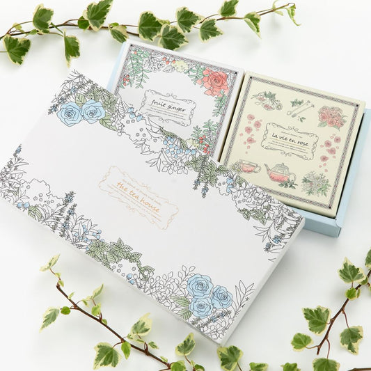 ハーブティーギフト 【ティーパックギフト】 フルーツジンジャー(ほっこりしょうが茶)&ラヴィアンローズ 【結婚式 ギフト 食品 引き菓子】