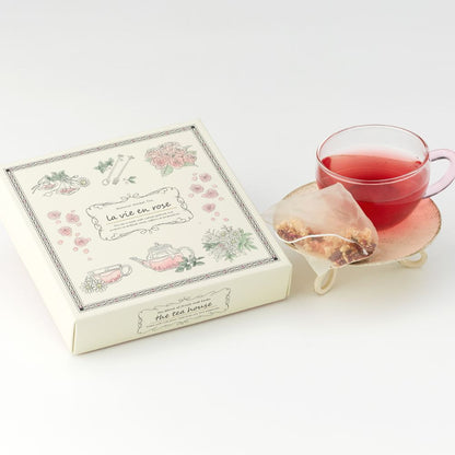 ハーブティーギフト 【ティーパックギフト】 ストロベリーガーデン&ラヴィアンローズ 【結婚式 ギフト 食品 引き菓子】