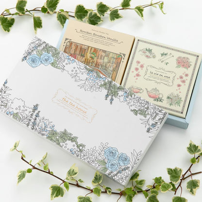 ハーブティーギフト 【ティーパックギフト】 ルイボスバーボンバニラ&ラヴィアンローズ 【結婚式 ギフト 食品 引き菓子】