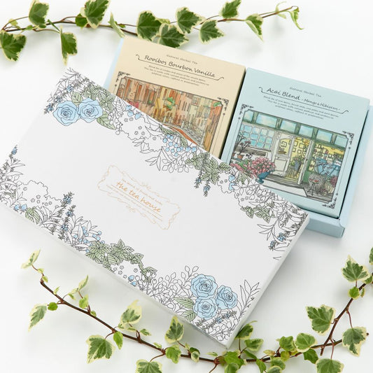 ハーブティーギフト 【ティーパックギフト】 ルイボスバーボンバニラ&アサイーブレンド(マンゴー&ハイビスカス) 【結婚式 ギフト 食品 引き菓子】