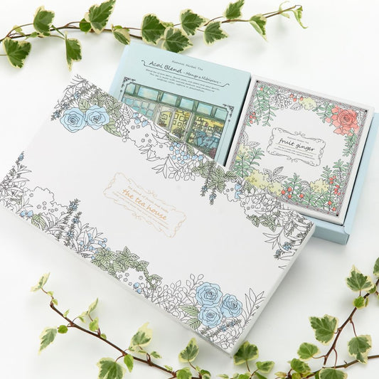 ハーブティーギフト 【ティーパックギフト】 アサイーブレンド(マンゴー&ハイビスカス)&フルーツジンジャー(ほっこりしょうが茶) 【結婚式 ギフト 食品 引き菓子】