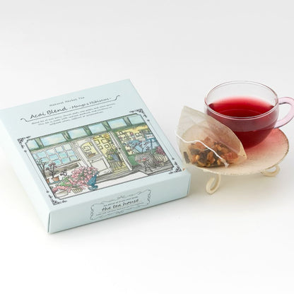 ハーブティーギフト 【ティーパックギフト】 アサイーブレンド(マンゴー&ハイビスカス)&フルーツジンジャー(ほっこりしょうが茶) 【結婚式 ギフト 食品 引き菓子】