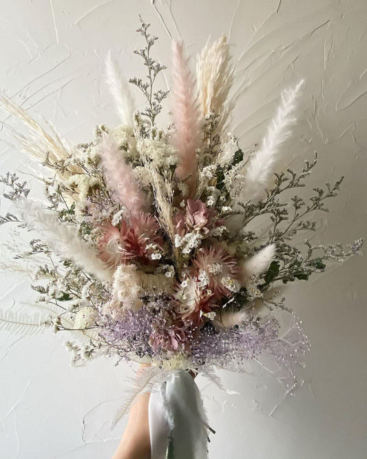 【ドライフラワー】dryflower bouquet 【結婚式 フラワー ドライフラワー ブーケ ブートニア オーダーメイド】