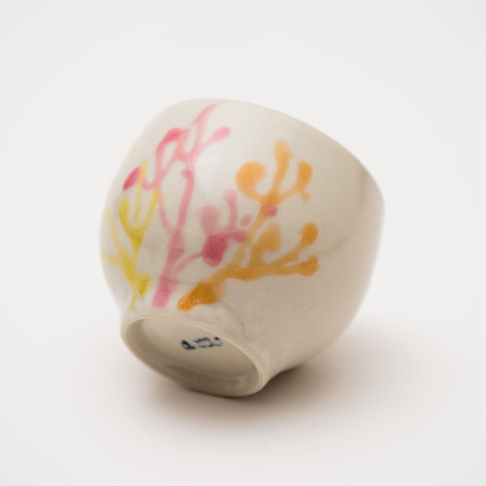 沖縄の海と縁起の良い珊瑚ボウルペア/純白 【結婚式 ギフト 引き出物 食器類】