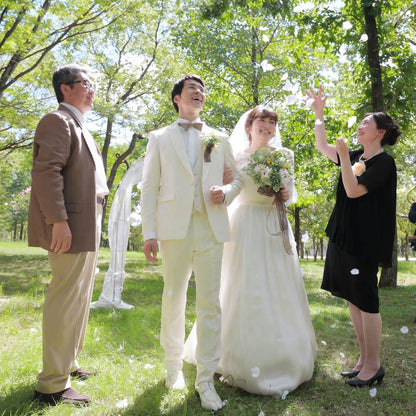 【挙式付】フォトウェディング　　　大阪府　花博記念公園鶴見緑地　【結婚式　写真　フォトウェディング】