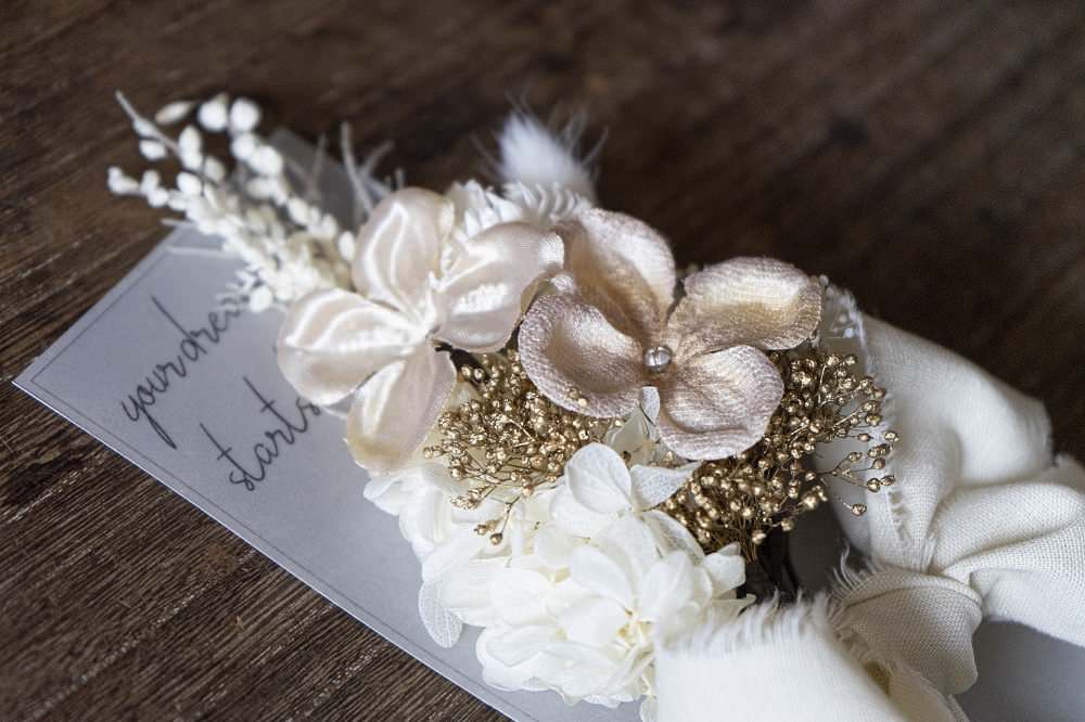 ヘッドドレス "Año"/ブライダルアクセサリー 【結婚式 ヘアアクセサリー】