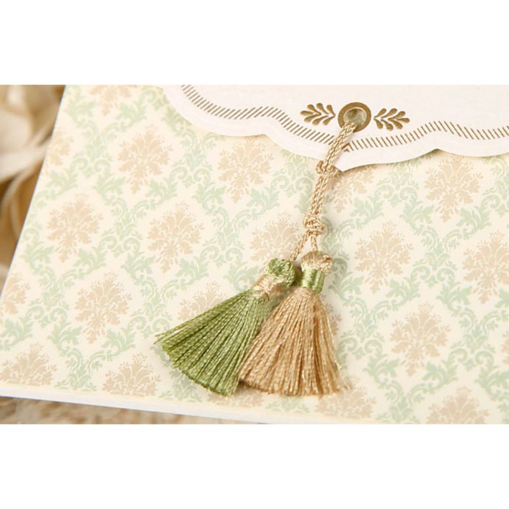 招待状セット フェリシア グリーン【結婚式 ペーパー 招待状】