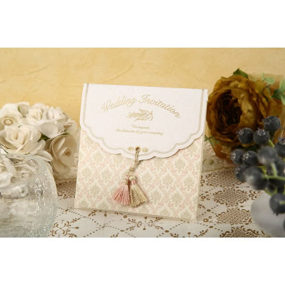 招待状セット フェリシア ピンク【結婚式 ペーパー 招待状】