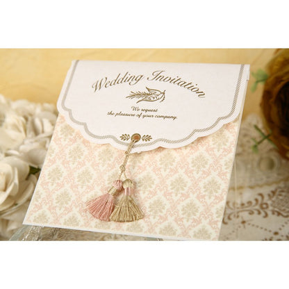 招待状セット フェリシア ピンク【結婚式 ペーパー 招待状】