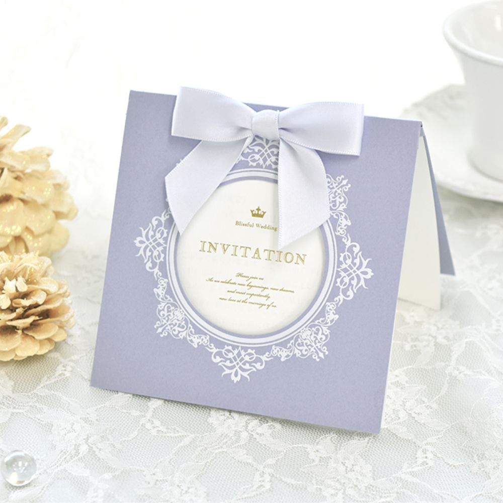 招待状セット マムール ラベンダー【結婚式 ペーパー 招待状】