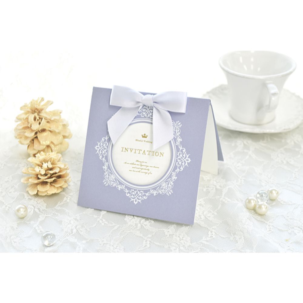 招待状セット マムール ラベンダー【結婚式 ペーパー 招待状】