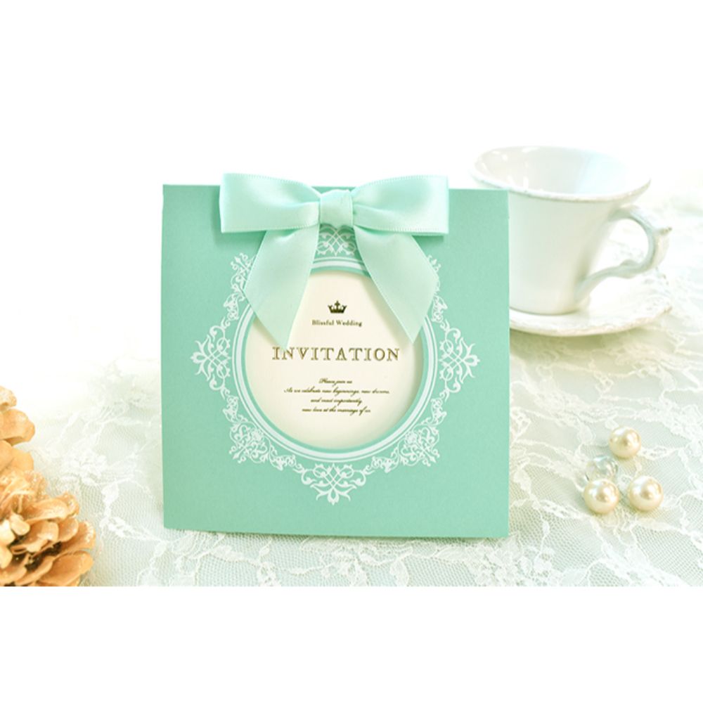 招待状セット マムール ミント【結婚式 ペーパー 招待状】