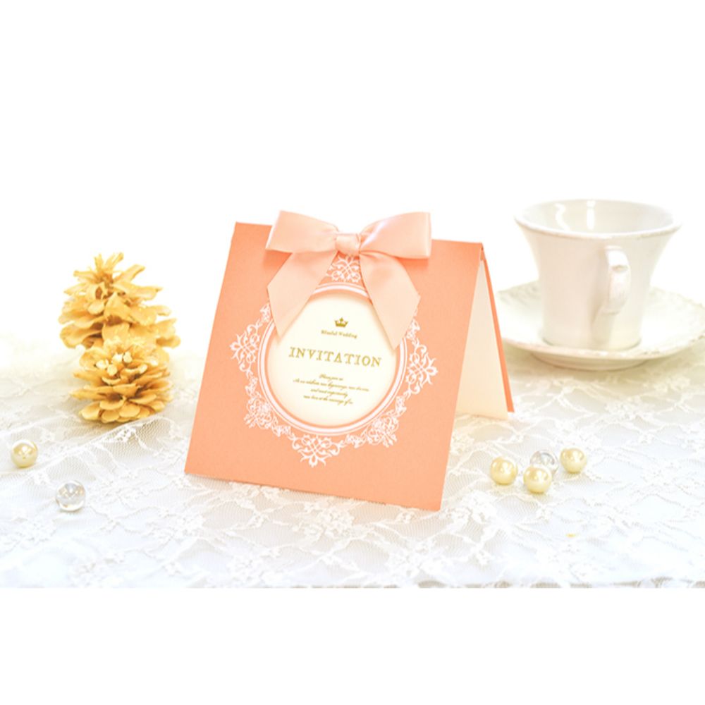 招待状セット マムール ピンク【結婚式 ペーパー 招待状】