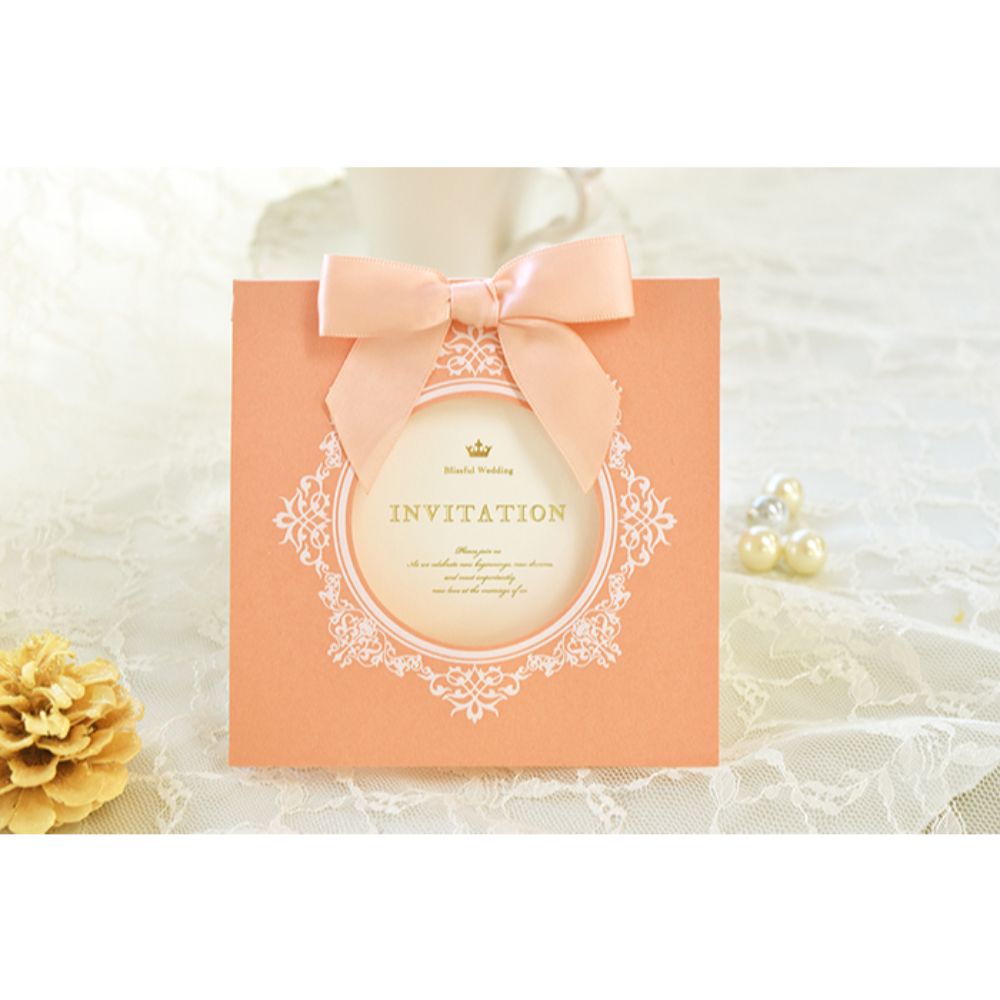 招待状セット マムール ピンク【結婚式 ペーパー 招待状】